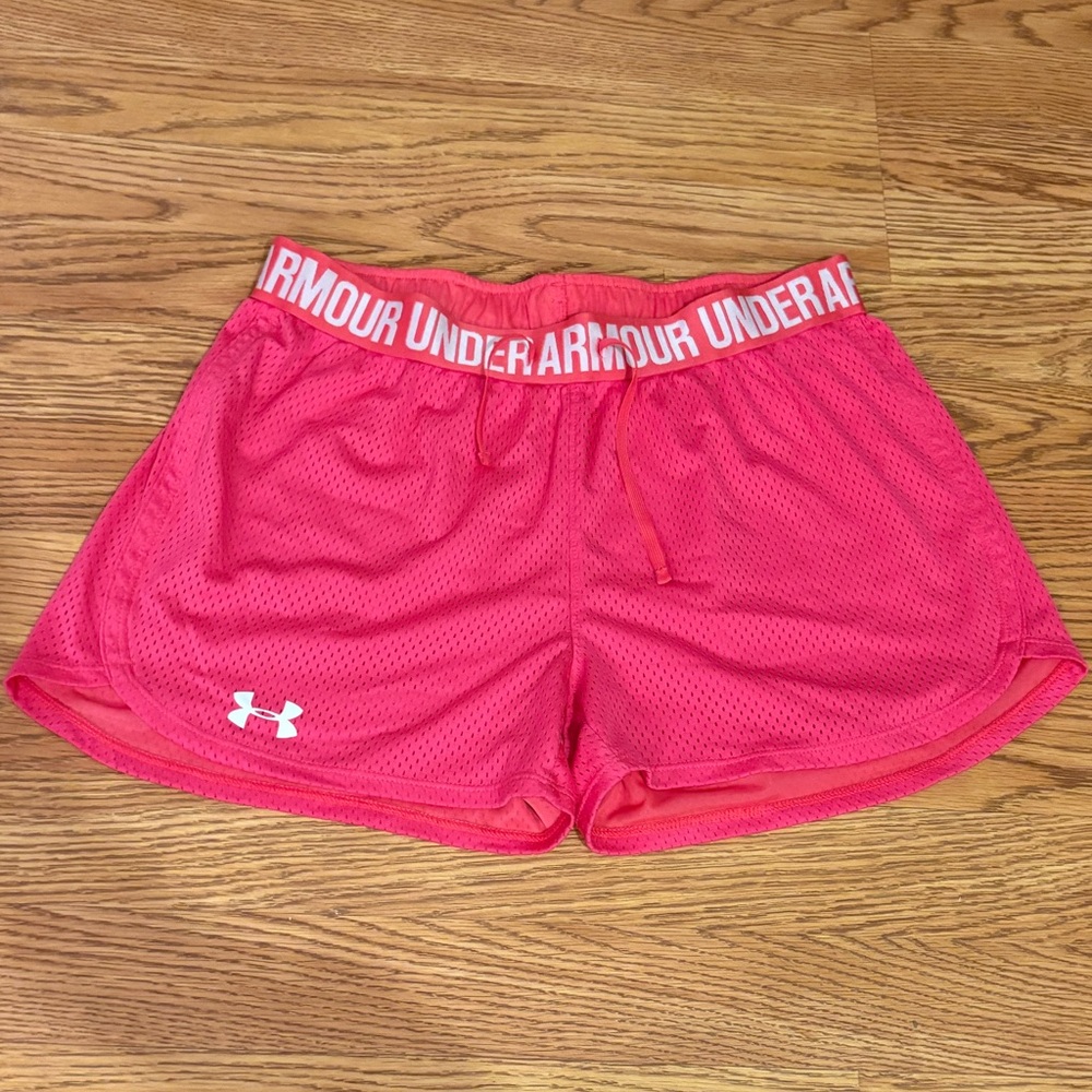 Under Armour Women's Vibrant Pink Athletic Shorts